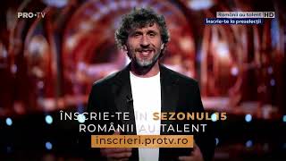 Înscrieri Românii au talent Sezonul 15  Promo PRO TV [upl. by Ralyks]