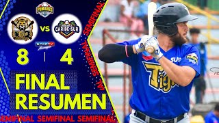 Tigres de Chinandega vs Caribe Sur RESUMEN Semifinal Juego 1 POMARES 14 08 2024 [upl. by Nelon]