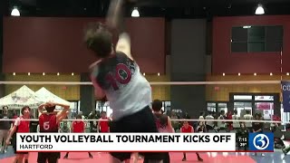 Volleyball tournament sponsored by Nike brings thousands to Hartford [upl. by Acireh]