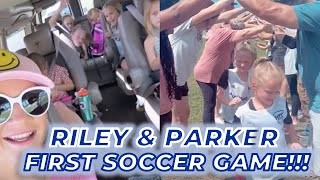 OutDaughtered  The Busby Family EXCITED Supporting Riley And Parkers FIRST Soccer Game SEE [upl. by Orvie549]