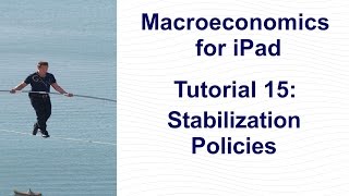 Tutorial 15 Stabilization Policies│Policies to close gaps generated by demand or supply shocks [upl. by Dirtsa]