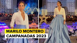 El VESTIDO de MARILO MONTERO en las Campanadas 2023 🔔 MEDIASET ⭐️ 🎉  La REINA de la Elegancia [upl. by Enyehc]