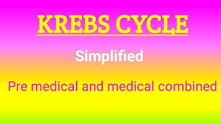 KREBS CYCLE MADE EASY  TCA Cycle Carbohydrate Metabolism Simplified [upl. by Refinej]