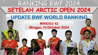 Ranking BWF 2024 │ Setelah Arctic Open 2024 │ [upl. by Eyla]