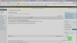 Tutorial Italiano per principianti su Wordpress wp da word a wordpress [upl. by Elbert]