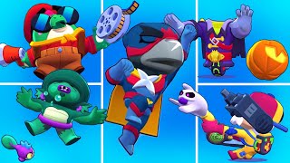 ALL NEW SKINS Winning amp Losing Animations  Brawl Stars Brawlywood brawlywood [upl. by Hpesoy]