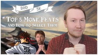 Top 5 Monk Feats and How to Select Them 🥋 DampD 5e [upl. by Buehrer]