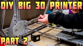 DIY Big 3D Printer  Assembling a Frame  Part 23 [upl. by Kappel]