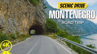 4K 60fps Montenegro Scenic Bike Ride with Music  Worlds Most Scenic Routes [upl. by Romonda]