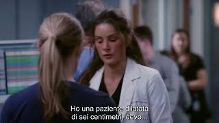 Stefania Spampinato as Carina Deluca on Greys Anatomy 19x12 p4 [upl. by Ednarb]