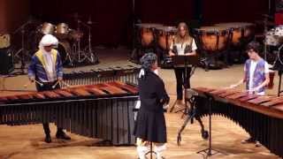 Thunderstruck for Percussion Ensemble Alumnado PercuFest 2014 dirigido por Rafa Navarro [upl. by Nolyd430]