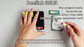 How to install RAM and SSD for Your Mini PC SER3 3750H [upl. by Trant]