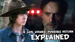 The Walking Dead The Ones Who Live ‘Carl Grimes’ Return amp Rick Motivation Scene’ Explained [upl. by Eliam]