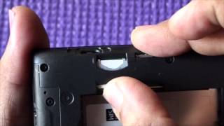 Lumia 520  How to Insert SD and SIM Card [upl. by Anen]