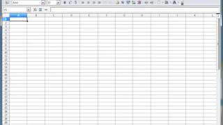 3 Prima lezione Open Office il foglio elettronico [upl. by Iarised]