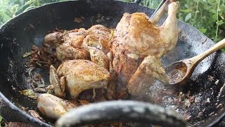 How To Make Full Chicken Kulambu  Country Chicken Curry  Street Food [upl. by Gaelan]