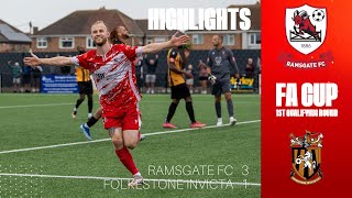 Ramsgate FC vs Folkestone Invicta [upl. by Shepp]