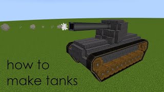 how to make working tanks in minecraft with create mod [upl. by Quennie]