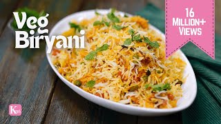 Vegetable Biryani  वेज बिरयानी घर पे  Quick amp Easy Veg Biryani  Kunal Kapur  RiceLunchDinner [upl. by Casimir]