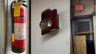 Fire Safety Failures  Blocked Exits Fire Extinguisher Violations and Code Violations [upl. by Stoll]