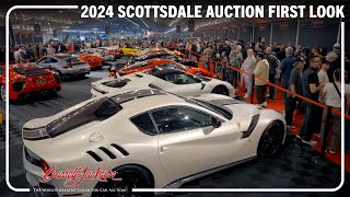 2024 Scottsdale Auction First Look  BARRETTJACKSON 2024 [upl. by Nyrok]