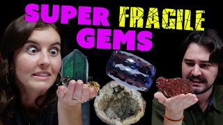 Most Fragile Gems  Selenite Maxixe amp More [upl. by Ahsitul374]