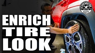 How To Enhance And Restore Tires And Trim  Jeep Renegade  Chemical Guys Tire Kicker [upl. by Clinton]