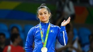 Kosovos first Olympic Champion Majlinda Kelmendi [upl. by Nnaoj319]