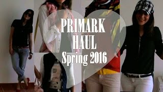 PRIMARK HAUL Spring 2016 amp Outfits [upl. by Llenyt599]