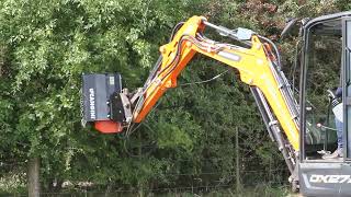 Cangini TC160 Excavator Flail Mulcher [upl. by Bollen]