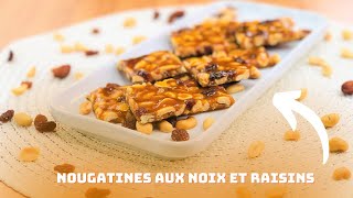 Nougatines aux noix 🥜 et aux raisins 🍇 [upl. by Aryad]