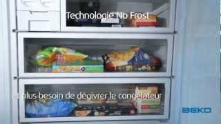 Réfrigérateur Combiné 84cm No Frost Beko CNE60520D [upl. by Petrie]