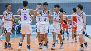 ATENEO BLUE EAGLES VS EAC SET 2 MEN’S VOLLEYBALL ELIMINATIONS VLEAGUE August 20 2023 [upl. by Niggem]