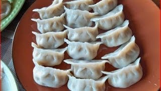 How to Make Dumplings amp Wonton part 1  Cooking Chinese Food 饺子 馄饨 [upl. by Summons]