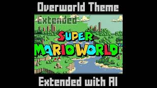 Super Mario World Overworld theme but the intro is continued by AI [upl. by Aldridge463]