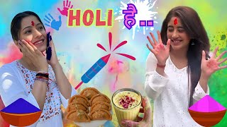 Holi Celebration 2024  Holi Hai  Full on Masti  Family Vlog [upl. by Nyrmak555]