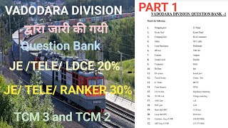 Question Bank Published by BRC Divprepration for JE tele Ldce 20℅and Ranker 30TCM2amp3howusetech [upl. by Alohcin548]