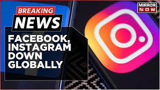 Breaking News  Instagram And Facebook Are Down For Thousands Of Users Across The Globe [upl. by Reitrac]