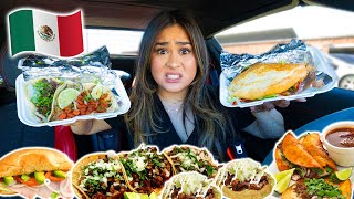 Eating Authentic MEXICAN FOOD Mukbang TACOS TORTA SOPES BIRRIA TACOS [upl. by Naaitsirhc]