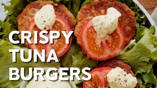 Crispy keto tuna burgers [upl. by Pirri]