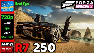 Forza Horizon 3  AMD R7 250 2GB  i5 2500K In 2023  720p Low  Real FPS [upl. by Ayn]