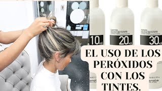 ¿Cómo usar correctamente los PERÓXIDOS o OXIDANTES en el cabello [upl. by Eetnahc747]