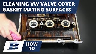 VW Valve Cover Gasket Replacement  Cleaning of Mating Surfaces  1 of 3 [upl. by Eelyrehc426]