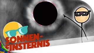 Wie entsteht eine Sonnenfinsternis [upl. by Ykcub]