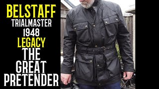 The Ton up boys didnt wear leather pt2 BELSTAFF Trialmaster legacy 1948 Motorcycle Jacket [upl. by Relluf]