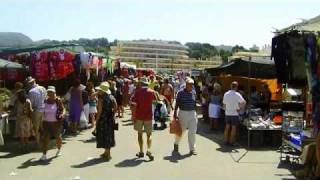 Moraira Spanien Wochenmarkt Markt Costa Blanca [upl. by Howard]