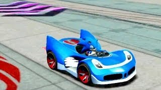 SONIC amp ALLSTARS RACING TRANSFORMED  le jeu mobile [upl. by Ecertap415]