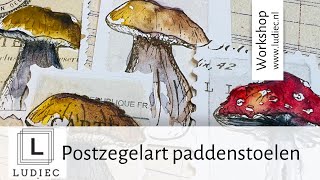 116 Pakket Paddenstoelen Postzegels Maken [upl. by Adnimra]