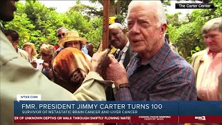 Former President Jimmy Carter turns 100 [upl. by Hallvard]