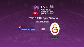 Nesibe Aydın  Galatasaray Çağdaş Faktoring ING KBSL 22Hafta [upl. by Merchant255]